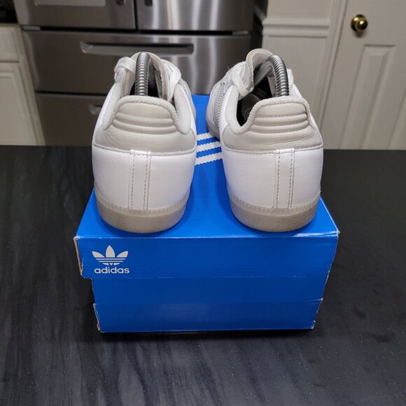 Adidas Samba Men's Sz 9.5/Women's Sz 10.5 OG Trainers in White and Grey JI3206 - Picture 10 of 16